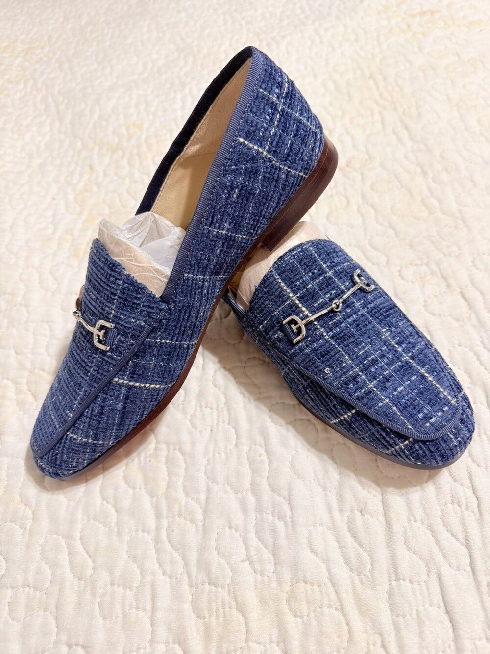 Sam Edelman Atlantic Blue Loraine Bit Loafer  Size 7 MSRP$150 Elegant NWOB - Picture 4 of 9